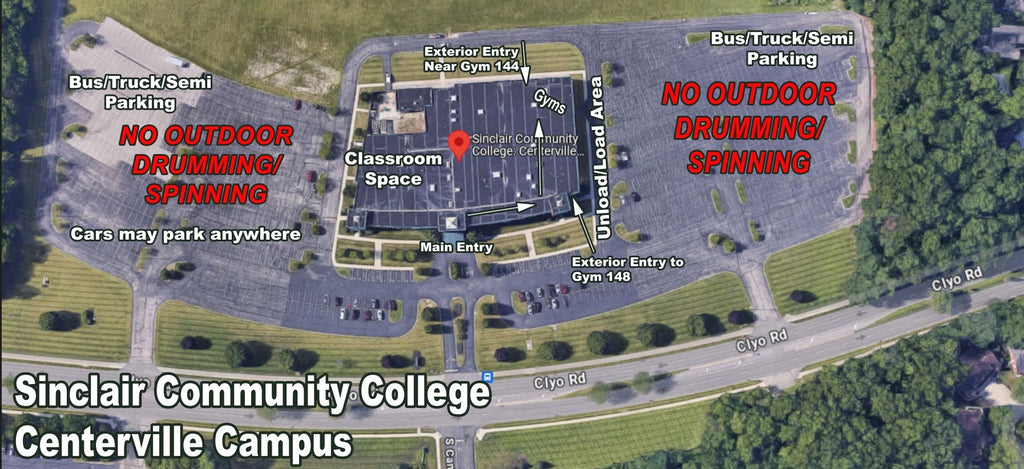Sinclair Community College Centerville Campus Gym 144 - Wednesday - Color Guard
