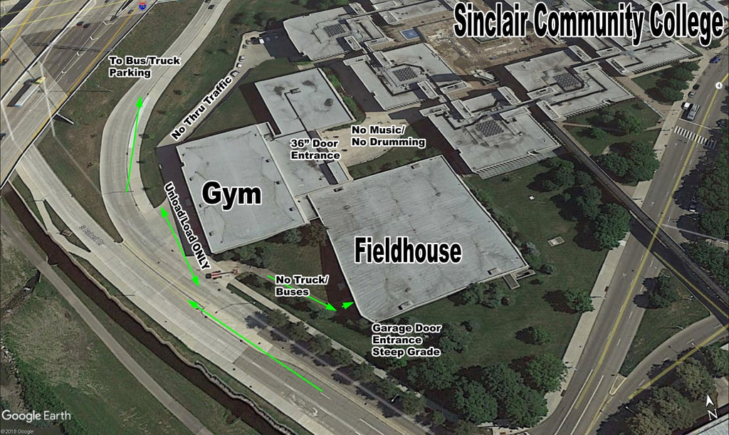 Sinclair Community College Downtown Campus Main Gym - Tuesday - Color Guard